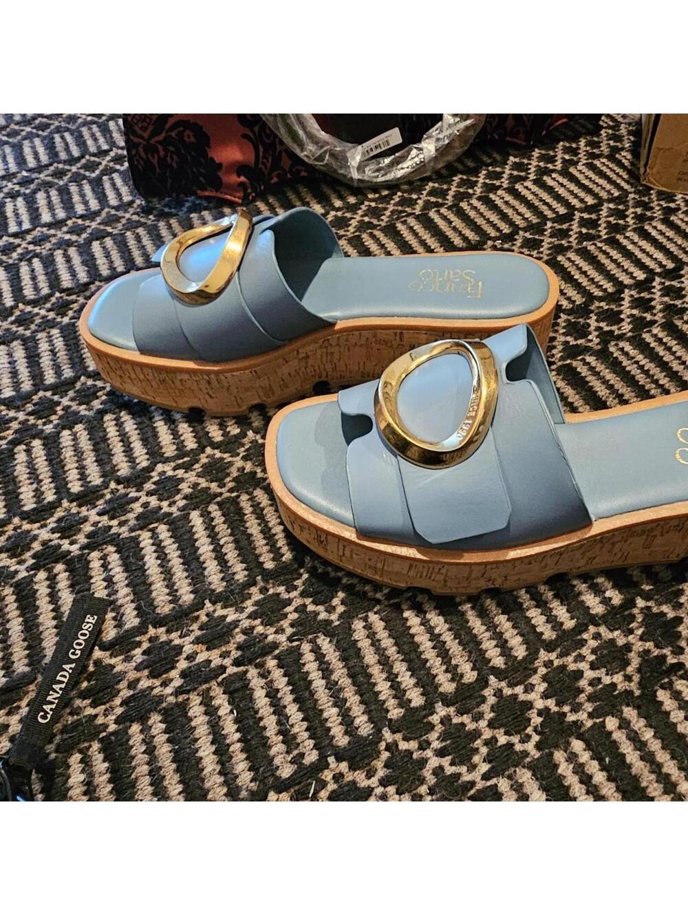 Guess Women's Blue Sandal